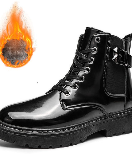 Martin British Style Men's High Top Leather Boots
