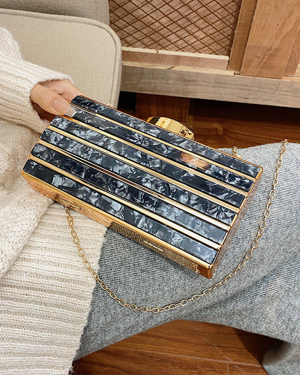 Women's High-end Patch Acrylic Evening Bag