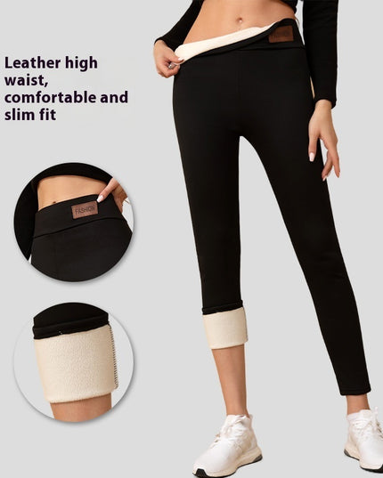Cashmere Winter Wear High Waist Leggings For Women