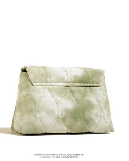 Texture Chain Crossbody Shoulder Small Square Bag