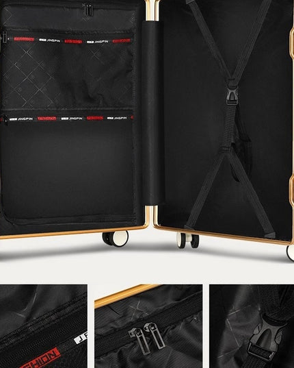 Suitcase Large Capacity Aluminium Frame Luggage