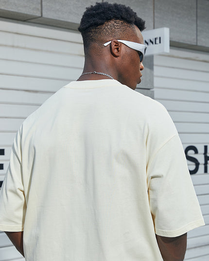 Men's Clothing Cotton White Short Sleeve