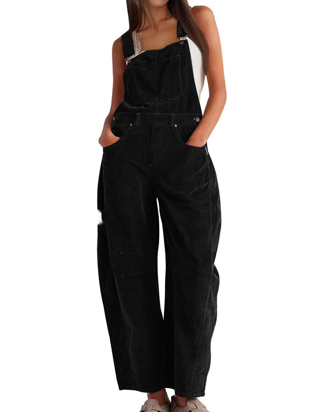 European And American Bib Women's Fashion Jumpsuit Women's Loose New