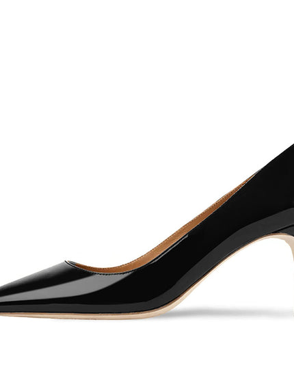 Naked Light Mouthed French Women's Soft Soled Non Tiring High-heeled Single Shoes