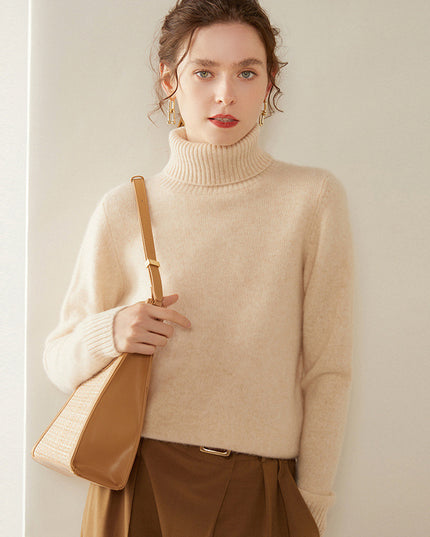 Women's Thickened Fall And Winter Inner Wear Turtleneck Cashmere Sweater