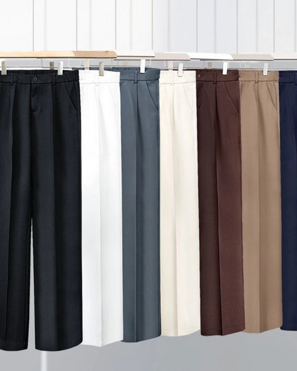Men's Suit Straight-leg Loose Drooping Casual Pants Trousers