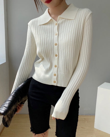 Long Sleeve New Cardigan Stitching Women
