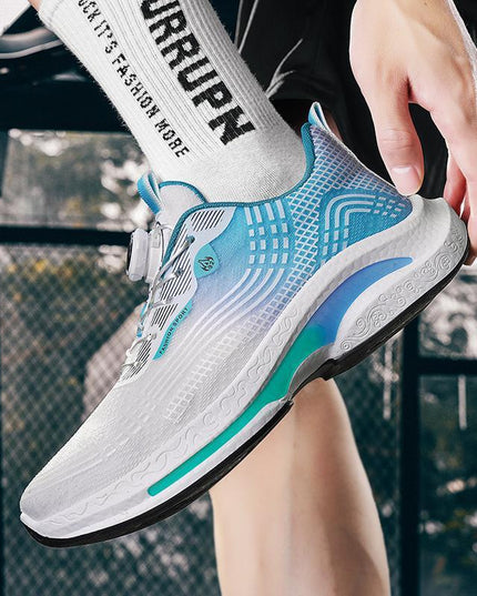 Fashionable Mesh Breathable Rotating Buckle Sneaker