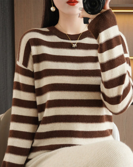 Women's Long Sleeve Loose Western Style Sweater