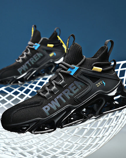Increasing, Shock-absorbing, Casual Running, All-match Flying Woven Sports Shoes