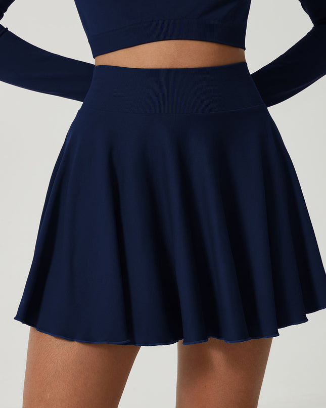 High Waist Tennis Skirt Lining With Good Drape