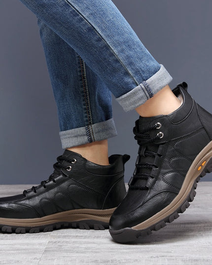 Plus Velvet Warmth Thick High-top Cotton Shoes