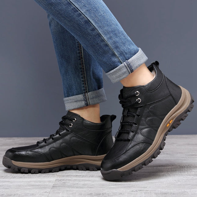 Plus Velvet Warmth Thick High-top Cotton Shoes