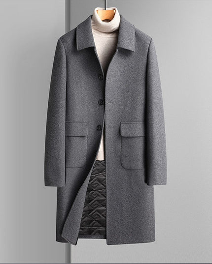 Wool Korean Style Casual Winter Thickened Velvet Woolen Coat