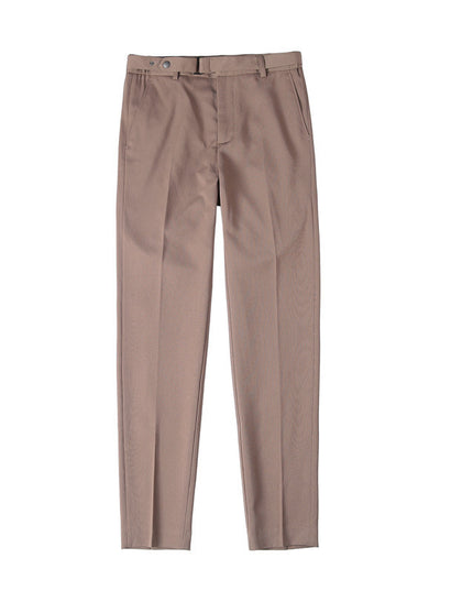 Belt Non-ironing High-grade Casual Trousers