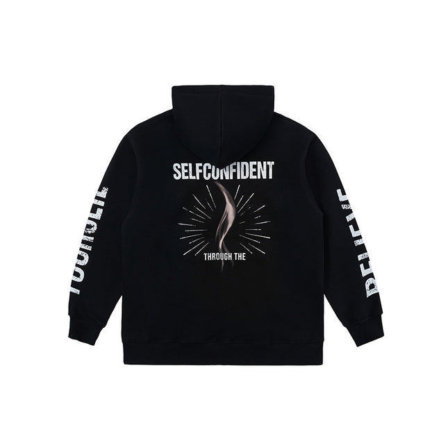 Fashion Men's Loose Top Hooded Bathroom