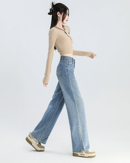 New Narrow Wide-leg Jeans For Women