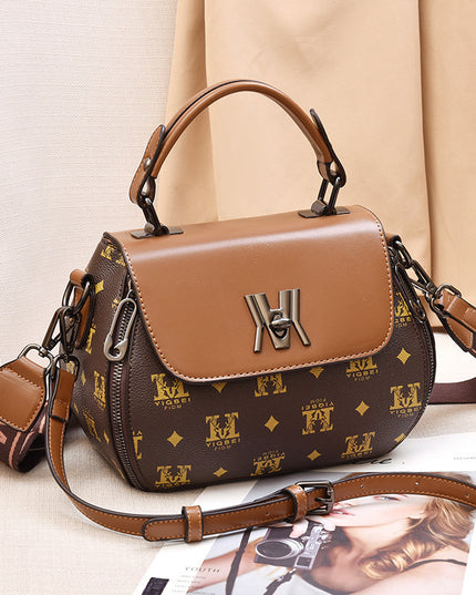 Simple Shoulder Messenger Bag Trendy Large Capacity Handbag