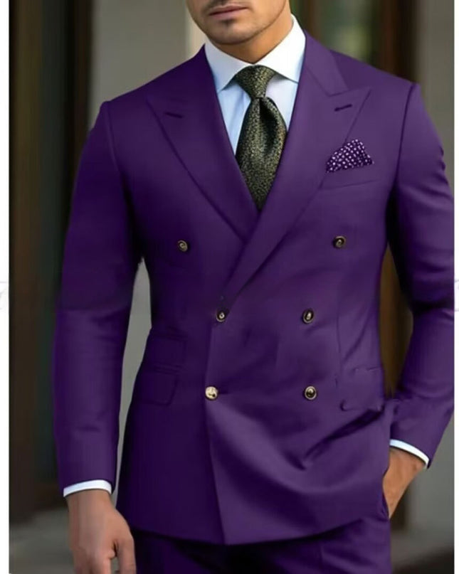 Men's Suit Set Leisure Business Two Pieces