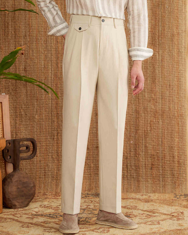 Breathable Business Casual Long Pants Men