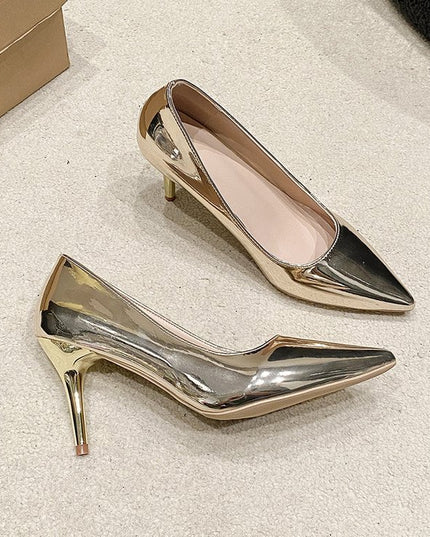 Pointed Slip-on High-grade Stiletto Heel Heel Temperament
