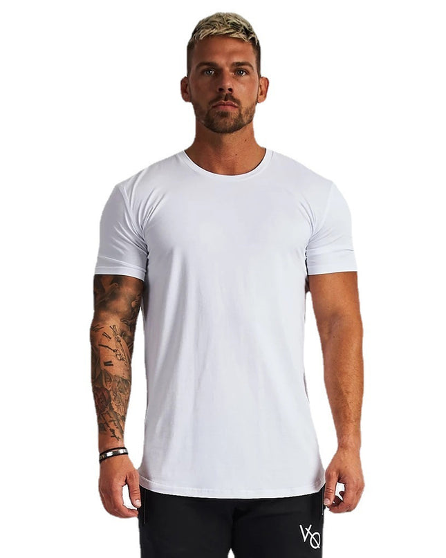 Men's Sports And Leisure Solid Color Light Board Short Sleeved