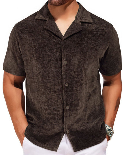 Men's Loose Trendy Short-sleeved Shirt