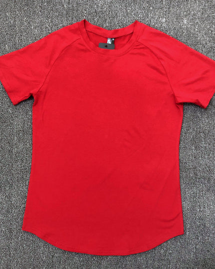 Men's Sports Casual Running Cotton Short-sleeved T-shirt