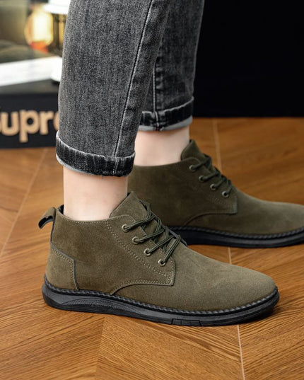 British Style Outdoor Student Casual High-top All-matching Trendy Men's Martin Boots