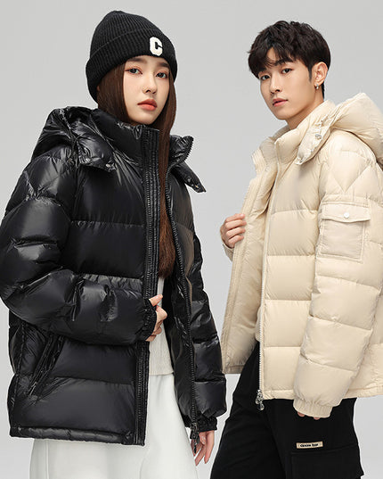 Men's Hooded Trend Fashionable Warm Jacket | Lightweight Duck Down Winter Coat