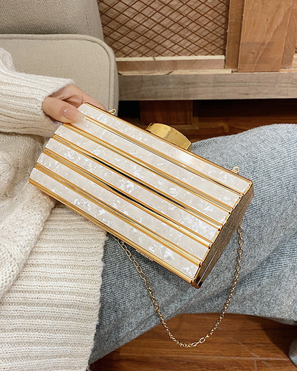 Women's High-end Patch Acrylic Evening Bag