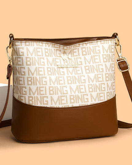 Retro Soft Leather Simple Versatile Messenger Bag