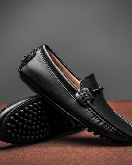 Men's Plus Size British Fashion Casual Leather Shoes