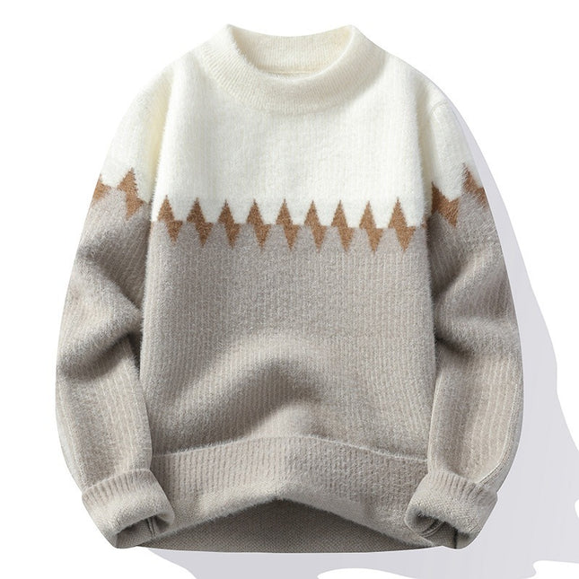 New Autumn And Winter Round Neck Men's Knitwear