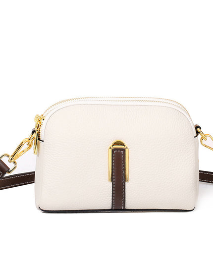 Layer Cowhide Large Capacity Square All-match Shoulder Bag