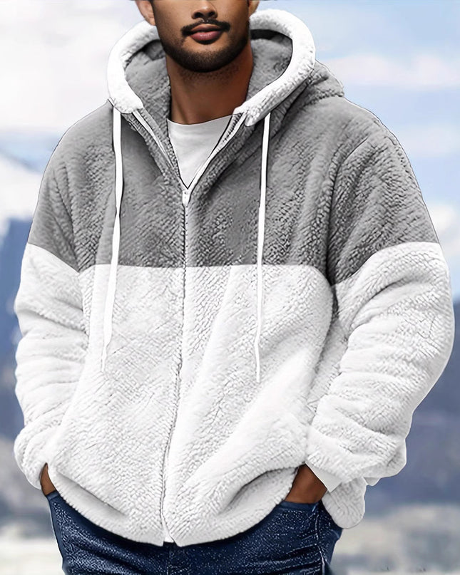 Men's Double-sided Fleece Thermal Jacket