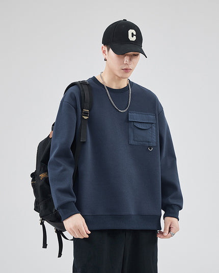 Sweater Men's Autumn Loose Round Neck