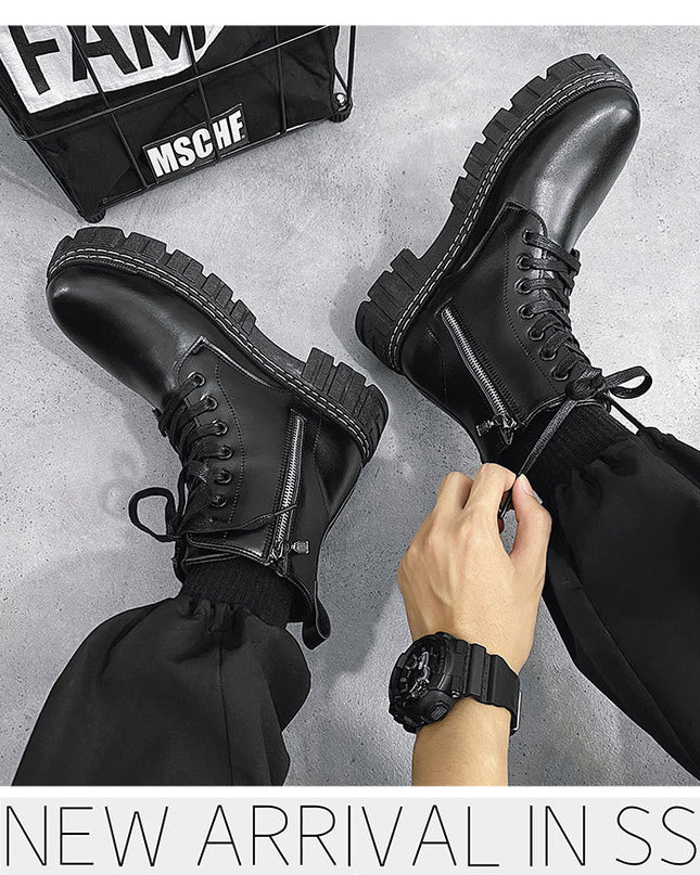 Martin Boots Men's British Style Side Zipper