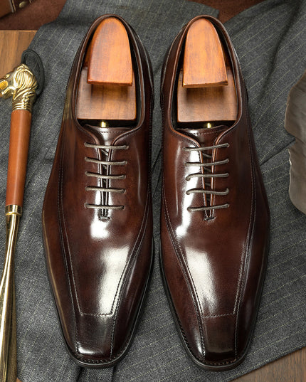 Casual Oxford Leather Shoes Korean Leather Men's Shoes
