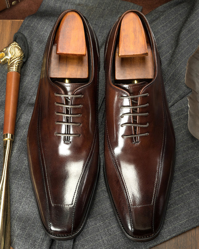 Casual Oxford Leather Shoes Korean Leather Men's Shoes
