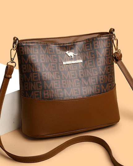 Retro Soft Leather Simple Versatile Messenger Bag
