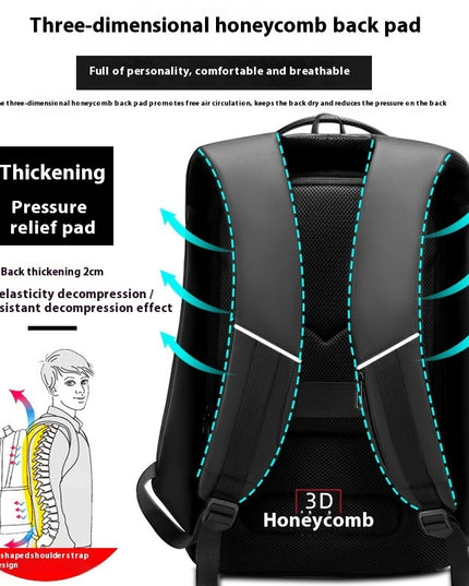 Large Capacity Multi-functional Waterproof Backpack For Business Travel