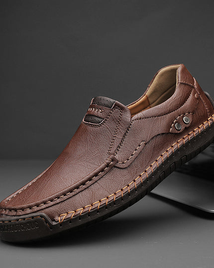 Men's Handmade Plus Size Leather Shoes