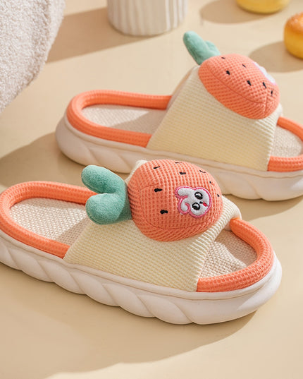 Home Indoor Thick Bottom Silent Non-slip Sandals