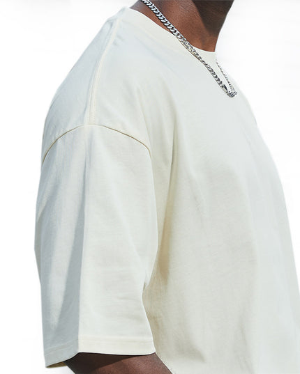 Men's Clothing Cotton White Short Sleeve