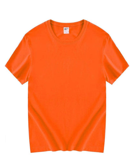 Round Neck Men's Short-sleeves Shirt Printed Logo All-matching Couple Style Half Sleeve