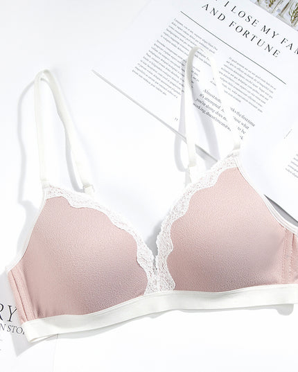 Bra lace triangle cup