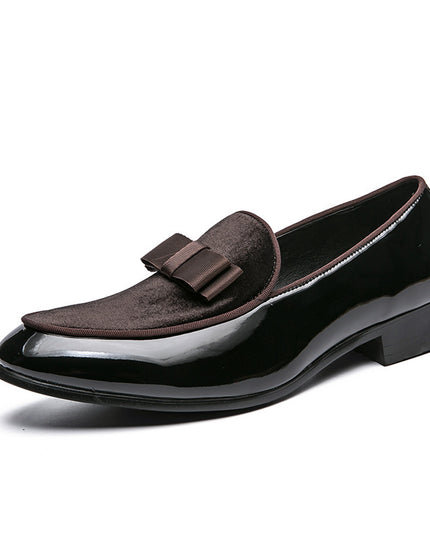 Large Size Men's Leather Shoes Pointed Toe Business Formal Wear Trend