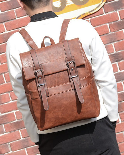 Casual business men's single shoulder backpack