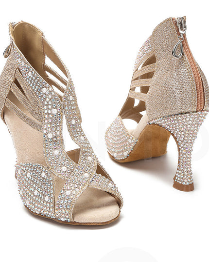 Diamond-encrusted Senior Dance Shoe Women